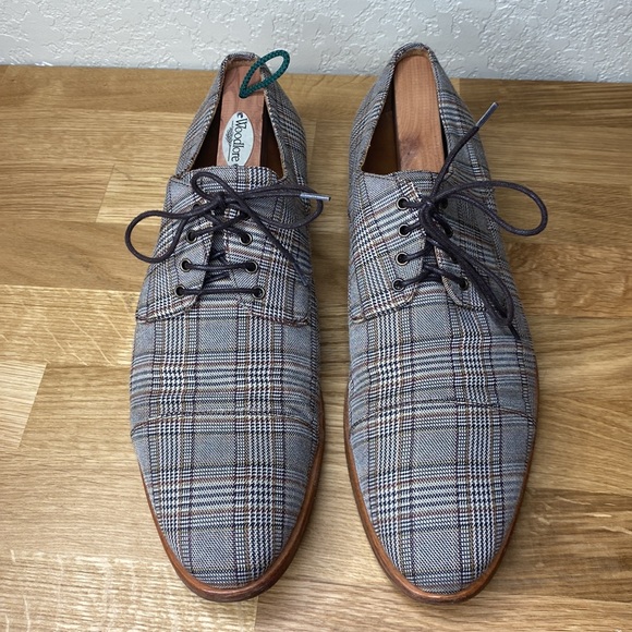 Taft Plaid Oxford Men’s Shoes Size EU 44 - Picture 2 of 9